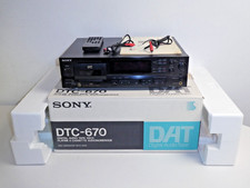Sony DTC-670 High-End DAT Recorder nero, scatola originale come NUOVO, 2 anni di garanzia