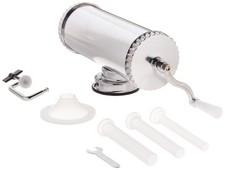 3L Horizontal Sausage Stuffer Maker Manual Commercial Meat Filler Machine w/S...