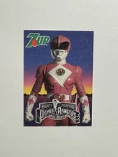 1995 Mighty Morphin Power Rangers Card - The Pink Ranger - 7UP - EX Condition!
