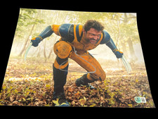 HUGH JACKMAN SIGNED AUTOGRAPH 11x14 PHOTO DEADPOOL WOLVERINE BECKETT BAS D