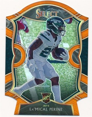 LA'MICAL PERINE 2020 SELECT CONCOURSE DIE-CUT ORANGE PRIZM #80 RC ROOKIE MINT