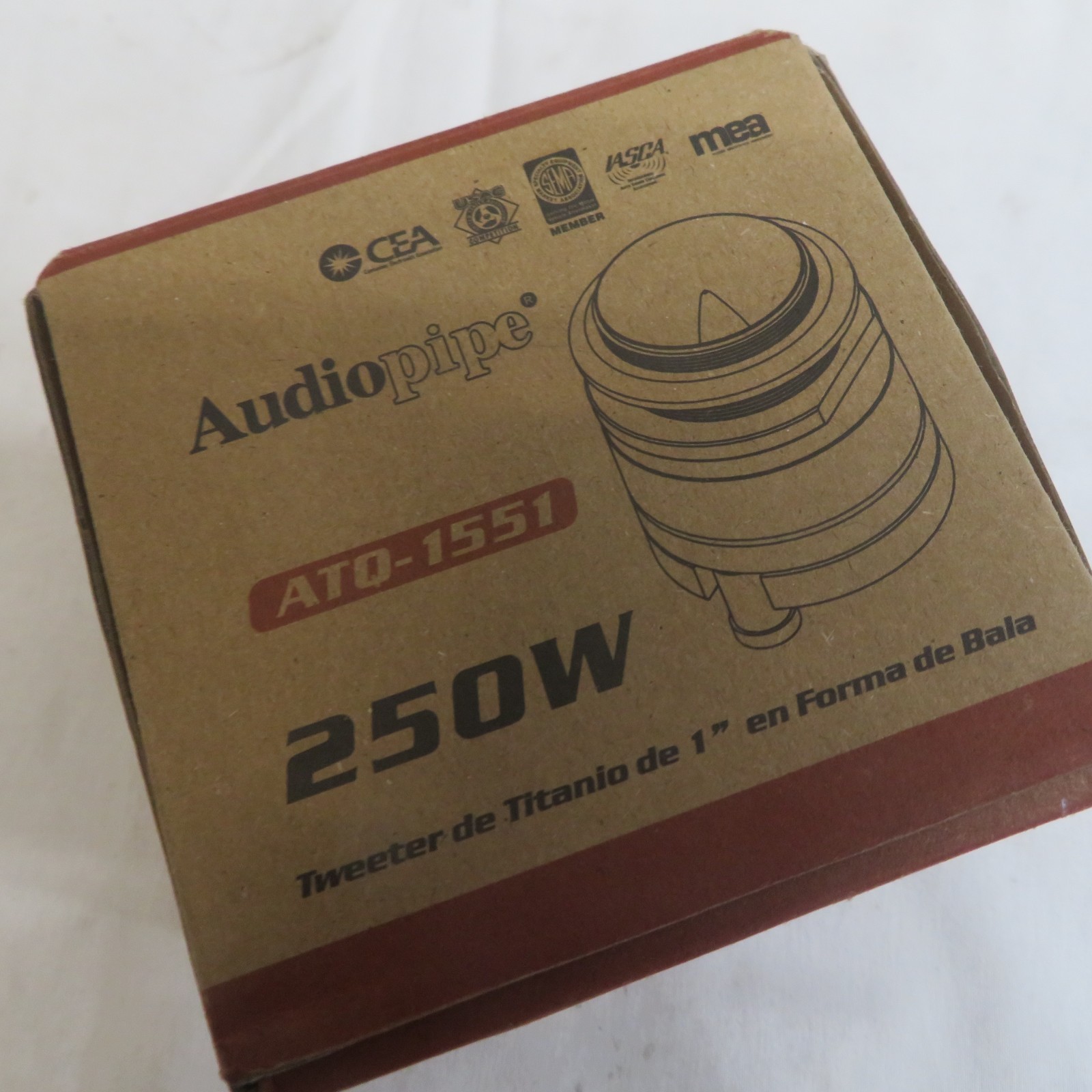 Audiopipe 250W Titanium Bullet Tweeter Car Audio Speaker Super Horn ATQ-1551