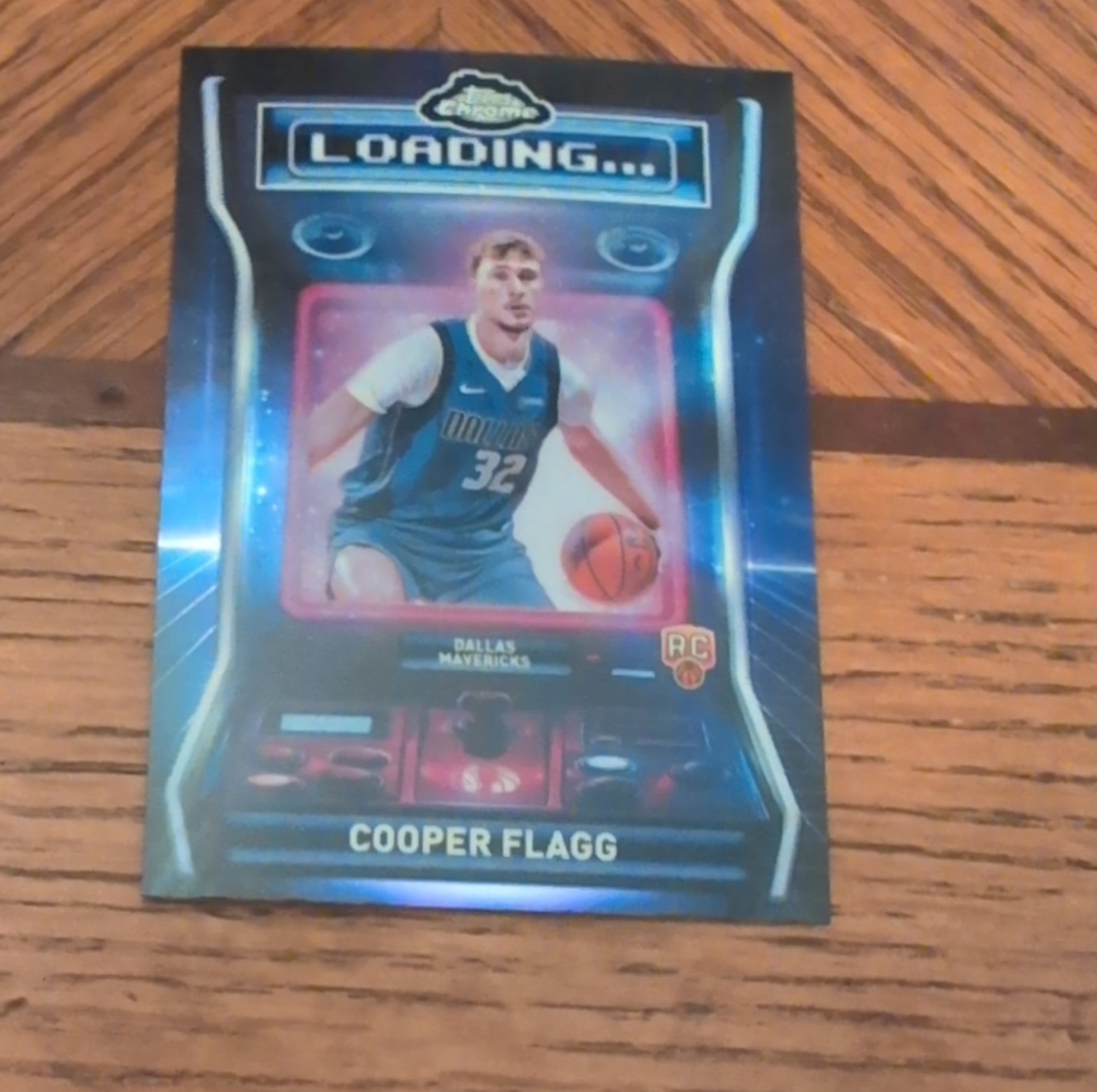 2025-26 Topps Chrome Cooper Flagg Loading Dallas Mavericks LD-11 Basketball