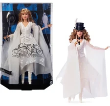 IN HAND SHIPS NOW! Barbie Stevie Nicks Bella Donna Doll In White Dress New