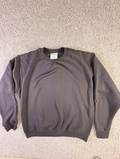 Champion S0888 Size L Men's Powerblend Fleece Pullover Sweatshirt - Black