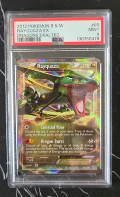 2012 Pokemon BW Dragons Exalted Rayquaza EX 85/124 PSA 9 - Image 1 of 2