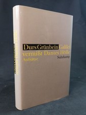 Galilei vermißt Dantes Hölle und bleibt an den Maßen hängen. Aufsätze 1989 - 199