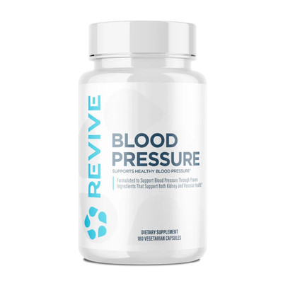 Revive MD - Healthy Pressure-Support Heart Kidney & Vascular Health-180 Capsules