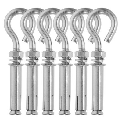 6 Pcs Spreizschrauben Hakenschraube Concrete Anchors Expansion Screw Bolts