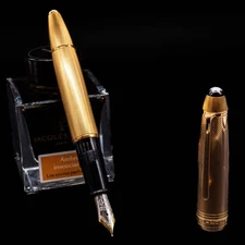 Montblanc Meisterstuck 146V Solitaire Vermeil Barley LeGrand Fountain Pen - Preo