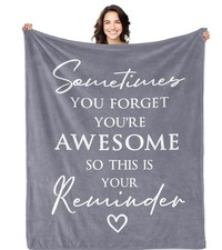50x60 Inch Women Gifts Blanket Birthday Inspirational Thank You Appreciation