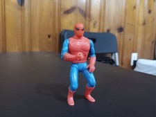 Product Image: MEGO Pocket Super Heroes SPIDERMAN Action Figure BENT LEGS BLUE ARMS VTG 1975