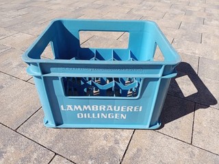 Dillingen Lammbrauerei alte Euro Bierkiste