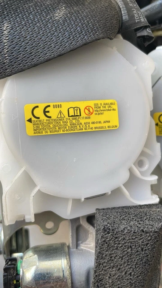 Juego de cinturón de seguridad delantero trasero derecho derecho derecho toyota rav4 2019 2020 2021 2022 2023 oem Foto 4 de 4