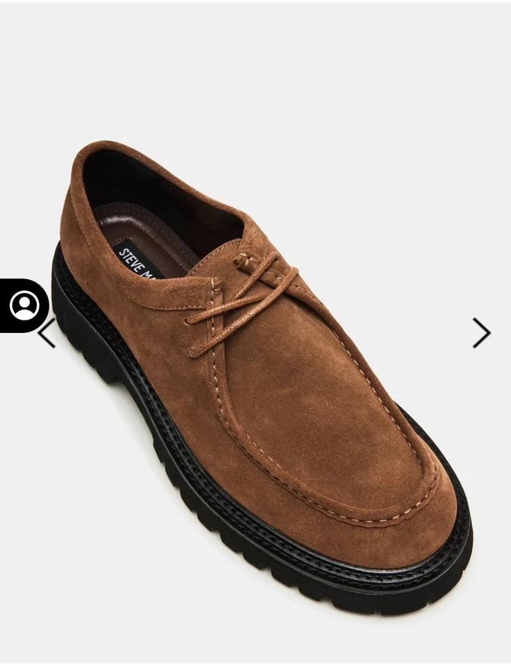 Zapato para hombre Steve Madden's KalKin de gamuza camel Foto 2 de 4