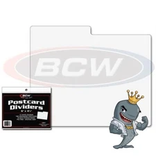 BCW Postcard Dividers 10ct FREE SHIP