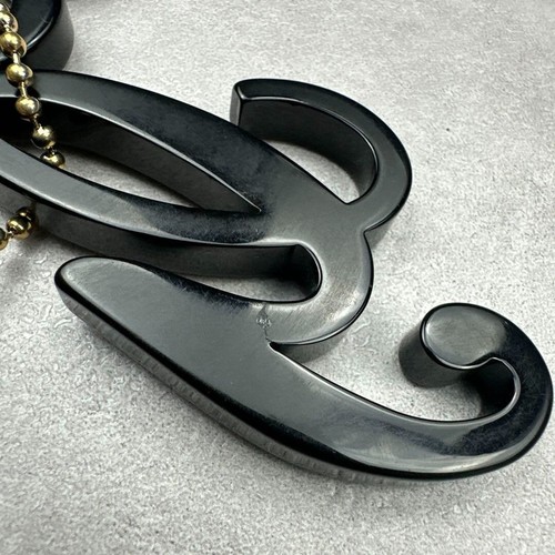 Gucci G Heart GG Black Bag Charm Key Ring Keychain L8 - Picture 5 of 7