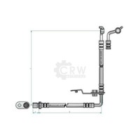 Bremsschlauch Bremsleitung Vorne Links FüR Mazda 6 Kombi Hatchback