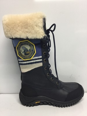 blue leather ugg boots