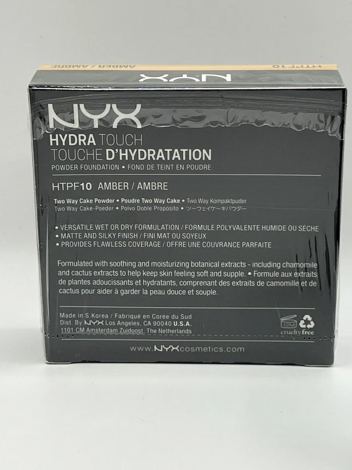 NYX Hydra Touch Cake Powder Foundation HTPF10 Amber Make-up NEW - Lot Of 3 - Image 3 of 4