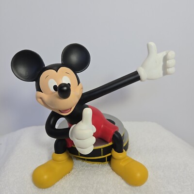 Vintage Mickey Mouse on Film Reels Figural Picture Frame Holder By Disney Rare