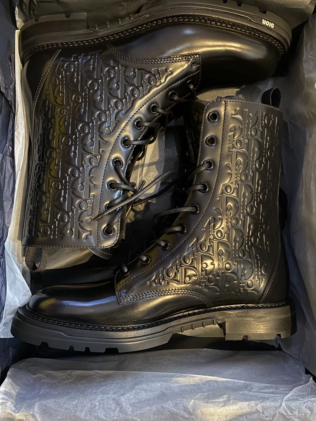 Bottes DIOR noires Explorer II UK11