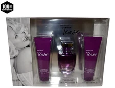 Paris Hilton Tease 3 pc gift set for Women -3.4 oz EDP SP+3.0 oz B/L+3.0 oz S/G