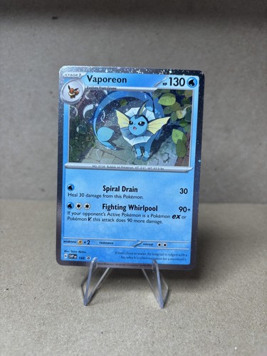 Pack Fresh Pokemon TCG - Prismatic Evolutions - Black Star Promo - Vaporeon -168 - Bild 1 von 4