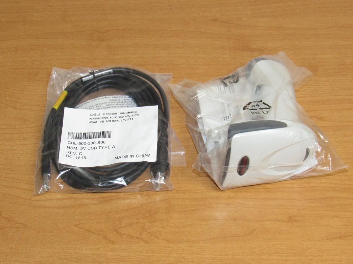 Honeywell Hyperion 1300g Barcode Scanner 1300G-1 w/ CBL-500-300