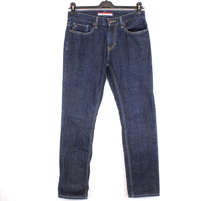 TOMMY HILFIGER Men Jeans Size W30 L32 Straight Fit Blue