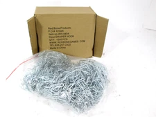 Lot of 1000- RedBone Products - 1.5"- Drapery Hooks- Silver- WH-4454