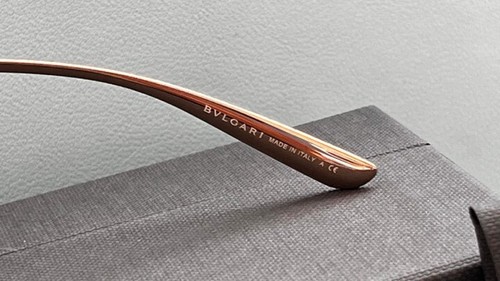 Bvlgari Italy 6120 2014/4Z Aviator Rose Ochilata Sunglasses $750 NIB #4 - Picture 8 of 9