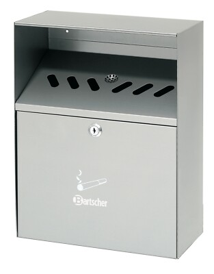 Wandascher Bartscher 860001 Ascher 6,5 Liter Edelstahl