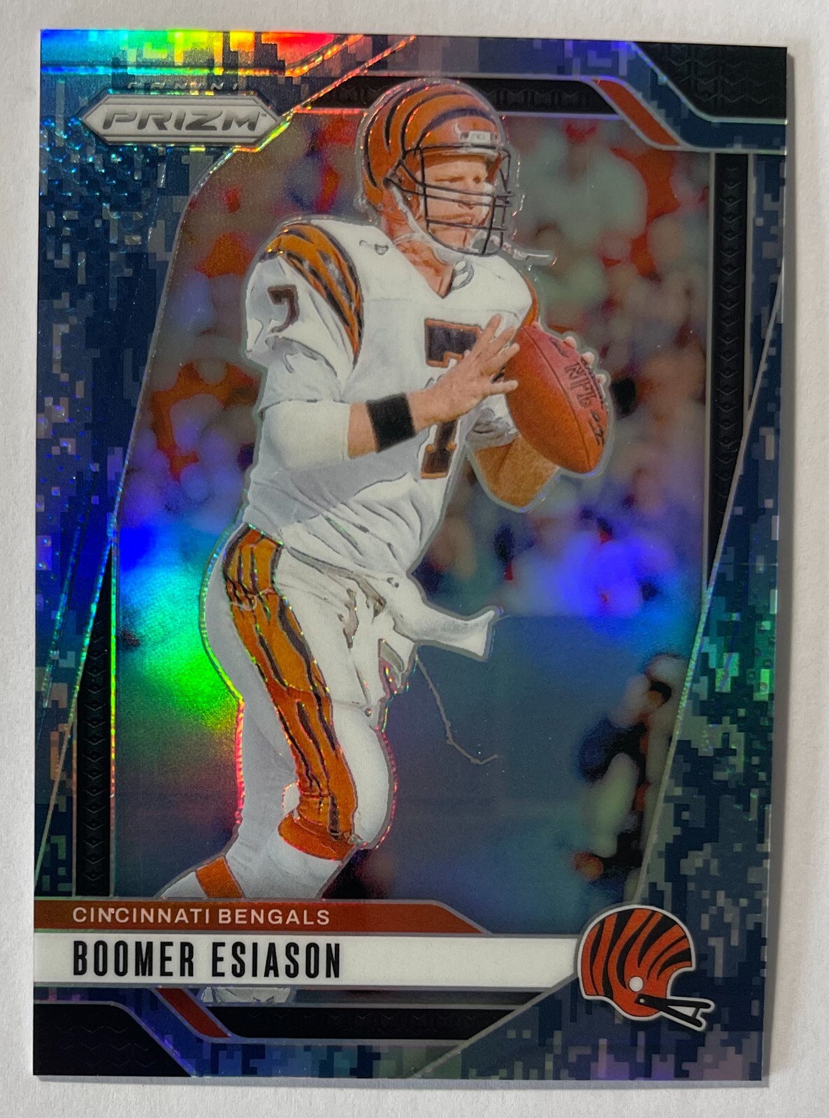 2024 Panini Prizm Boomer Esiason Navy Camo Prizm 23/25