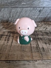 Vintage Small Ceramic Pig by Enesco 1984.