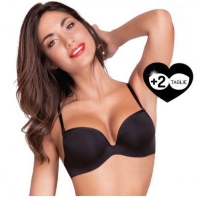 Super Push Up Band BH mit Bügel + 2 Größen Love and Bra Wunderschön