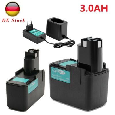 12V 3AH Ni-MH Akku für Bosch BAT011 BH1214L PSR120 GSB GSR12VES-2 GSB12VSP-2
