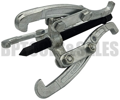 8'' Gear Flywheel Pulley Removal 3-Jaw Hook Puller In/Outside Reversible Jaws
