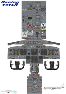 VRinsight B737 オーバーヘッドパネル（簡易版）ジャンク ボーイング