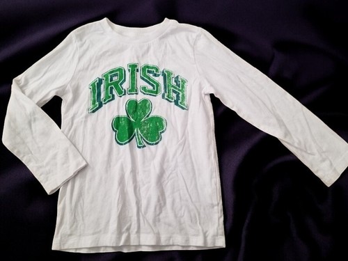 * THE CHILDREN’S PLACE Top Trébol Irlandés Blanco Manga Larga Niños Talla 5T - Imagen 3 de 3