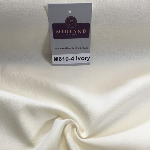 £9.90 100% Cotton Plain Canvas Crafting Medium Weight Fabric 44" Wide M610 - Picture 5 of 76