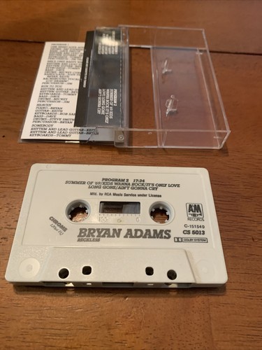 BRYAN ADAMS RECKLESS CASSETTE - Picture 10 of 13