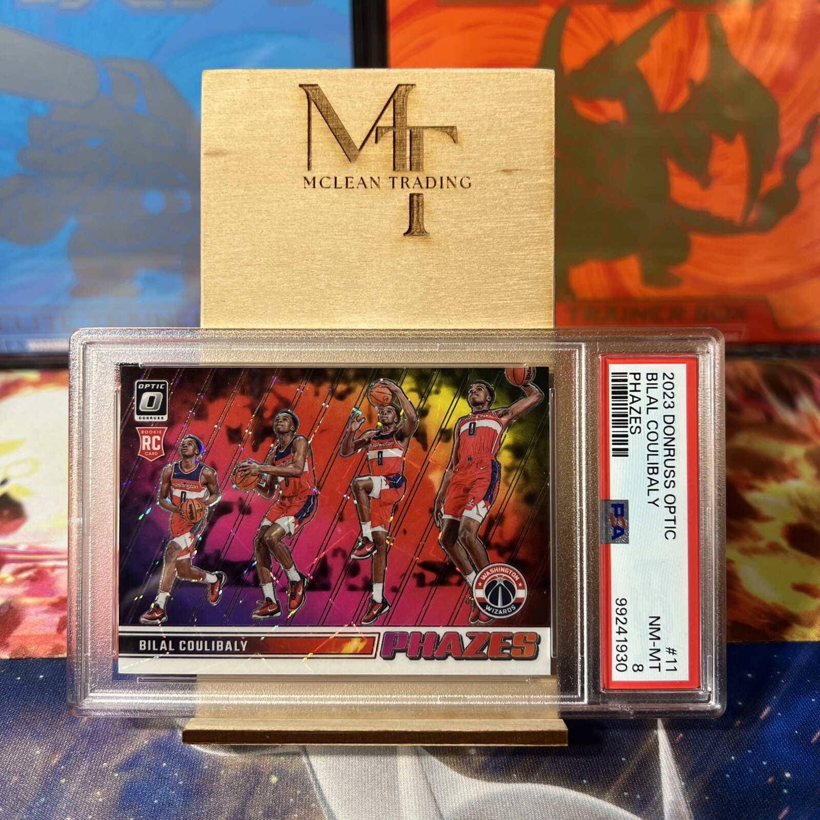 2023 Donruss Optic Bilal Coulibaly RC Phazes PSA 8