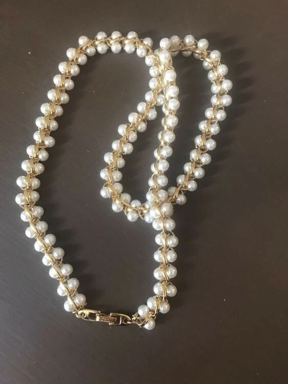 Buy Vintage Napier Faux Pearl Necklace Online in India - Etsy