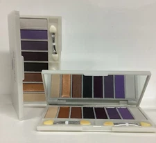 R.E.I.G.N LOT OF 2 Smokey Eye Shadow Palette BROWNS PURPLES 10.8g As PICT NoBox