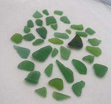 Natural Surf Tumbled Beach Sea Glass Handpicked Huntington Beach Smooth Edges A