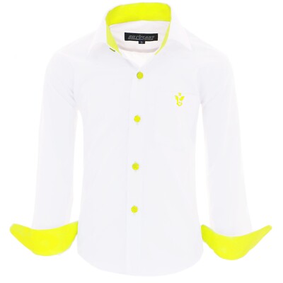 Kinder Hemd Langarm A5 - Bügelleicht Für Party & Freizeit Gr. 86-170