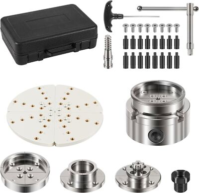 For Nova 1'' x 8 TPI Thread 4-Inch Self-Centering 4 Jaw Wood Lathe Chuck Set