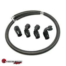 SpeedFactory Racing Universal Race Radiator -16 AN Hose and Fitting Kit