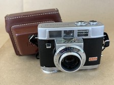 Kodak Motormatic 35 Vintage Film Camera W/ 44mm 2.8  Leather Case